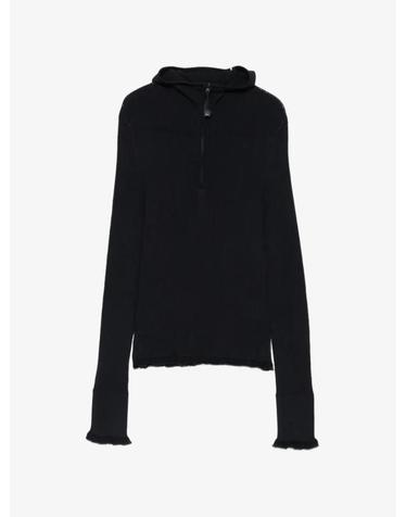 [해외직구] 26 FW 세실리에 반센 half zip ribbed knit sweater 26KNI50002 TP459995178