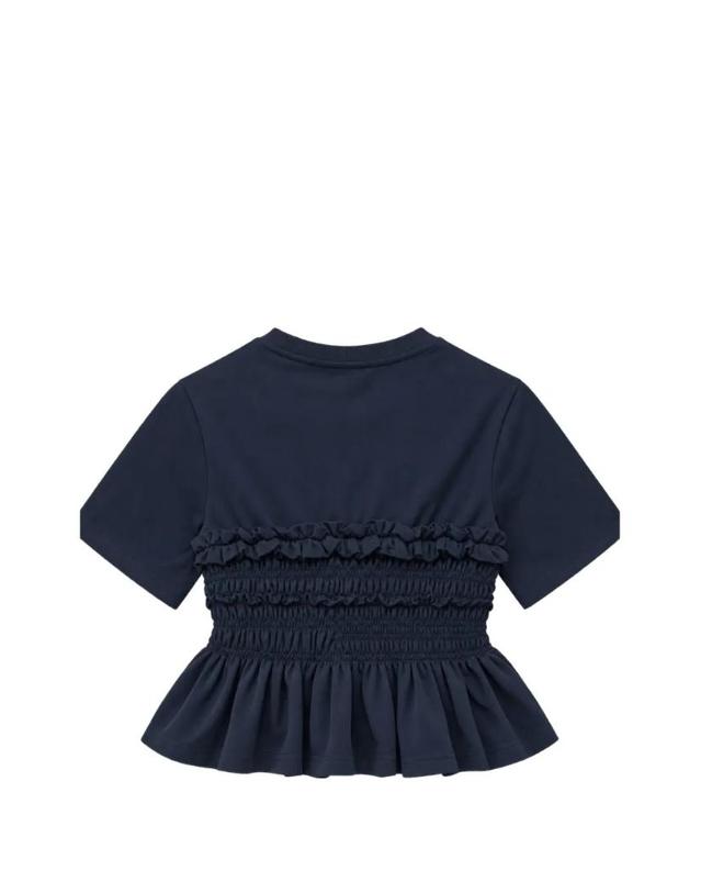 세실리에 반센 [해외직구] 26 FW 세실리에 반센 ruched peplum T shirt 26RTW19 TP460123360 착용컷