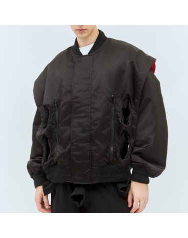[해외직구] 26 FW 월터 반 베이렌동크 Tunnel 터널 쉘 봄버 자켓 블랙 1002 CC19 Black