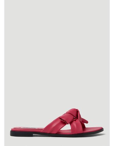 [해외직구] 26 FW Reike Nen 여성 Cross Knotted Flat Sandals rkn0249003pin