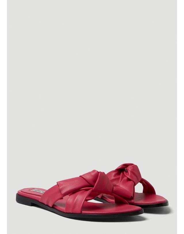레이크넨 [해외직구] 26 FW Reike Nen 여성 Cross Knotted Flat Sandals rkn0249003pin 착용컷