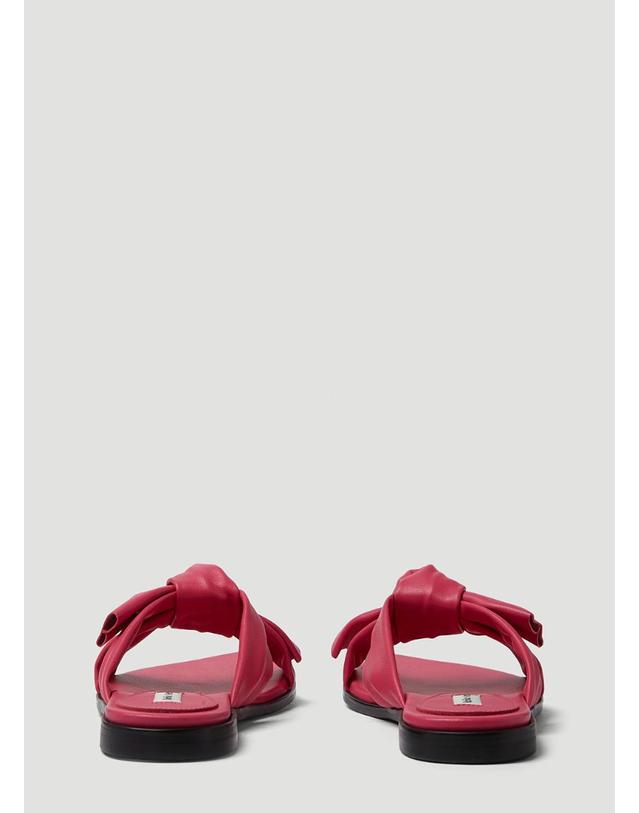 레이크넨 [해외직구] 26 FW Reike Nen 여성 Cross Knotted Flat Sandals rkn0249003pin 착용컷