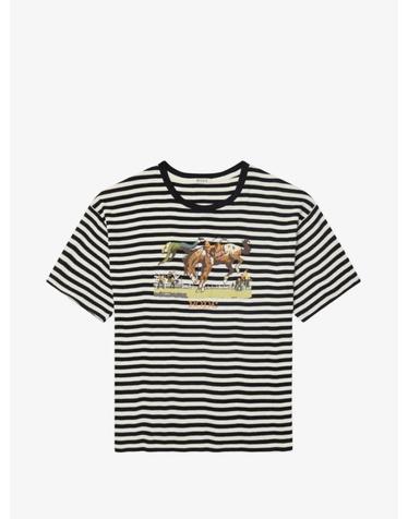 [해외직구] 26 FW 보디 Rodeo striped horse print T shirt MRF26CS002 TP459921764