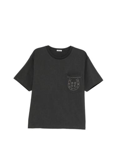 [해외직구] 26 FW 보디 장식 포켓 티셔츠 MRF26CS012BLACK TP459921117