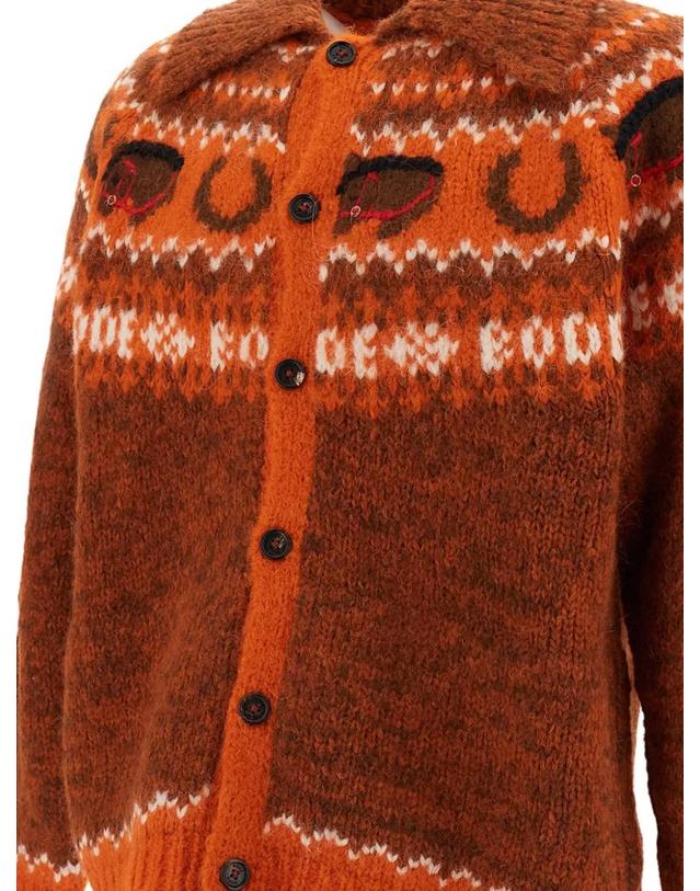 보디 [해외직구] 26 FW 보디 Corral intarsia motif horse detail cardigan MRF26KT002 TP459334017 착용컷