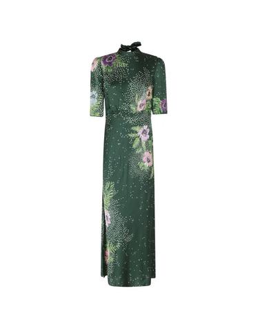 [해외직구] 26 FW 살로니 아델 플로럴 프린트 실크 혼방 드레스 ADELEBDRESS099 TP459132713
