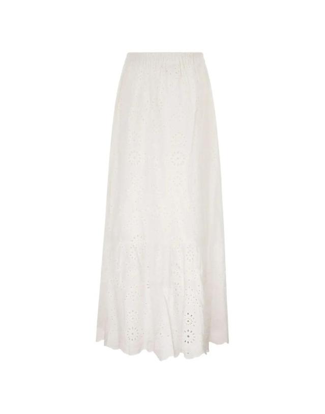 엠씨투 세인트바스 [해외직구] 26 FW 엠씨투세인트바스 브로드리 앙글레즈 개더 맥시 스커트 JNN000108905L TP455864358 착용컷