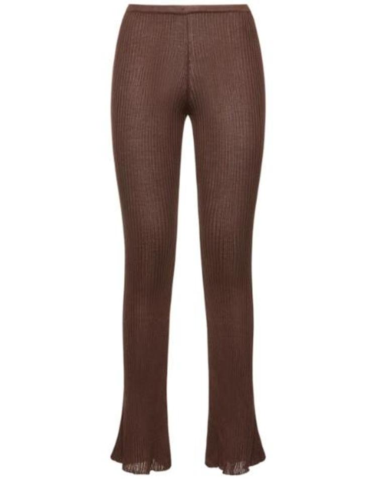 [해외] 26 FW 마그다 뷰트림 여성 Tapered trousers with flared hem 78I RSH064 TP724784034 DXMRXX00501