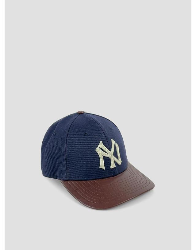 뉴에라 [해외직구] 26FW 뉴 ERA Yankees MLB 레더 Visor 9FORTY 캡 60915888201 TP582125094 착용컷