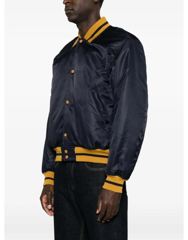 루드 [해외직구] 26 FW 루드 로고 패치 스트라이프 트리밍 재킷 RHFW26BB01345C831 TP457491556 착용컷