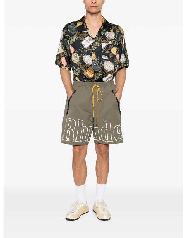 루드 [해외직구] 26 FW 루드 그래픽 프린트 반소매 셔츠 RHPF26SS02202 TP457091683 착용컷