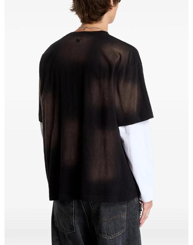 미스비헤이브 [해외직구] 26 FW MISBHV 7 30 Pm Lakefront graphic print washed T shirt 261U126 TP458939076 착용컷