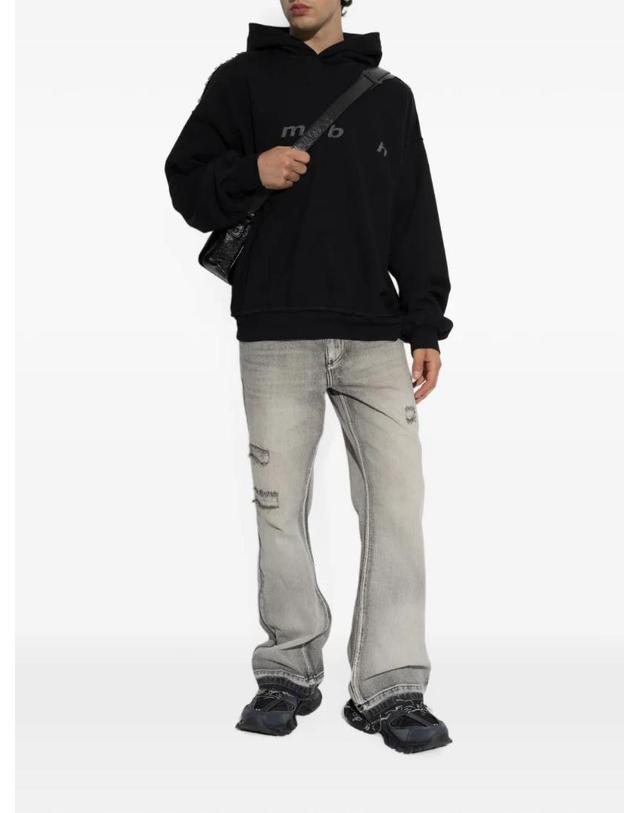 미스비헤이브 [해외직구] 26 FW MISBHV graphic print raw edge hoodie 261U1300 TP458395638 착용컷