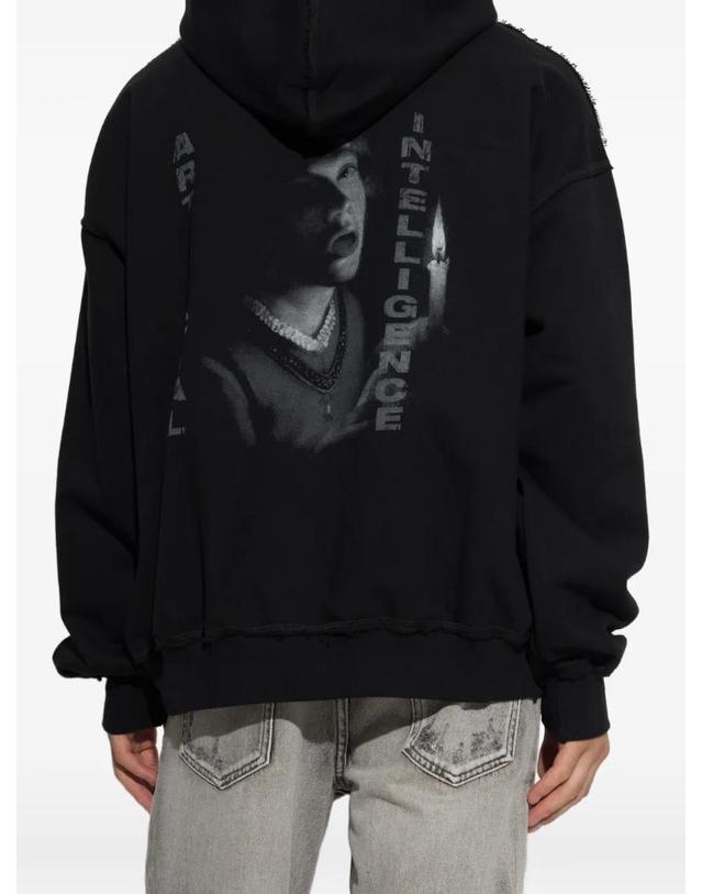 미스비헤이브 [해외직구] 26 FW MISBHV graphic print raw edge hoodie 261U1300 TP458395638 착용컷