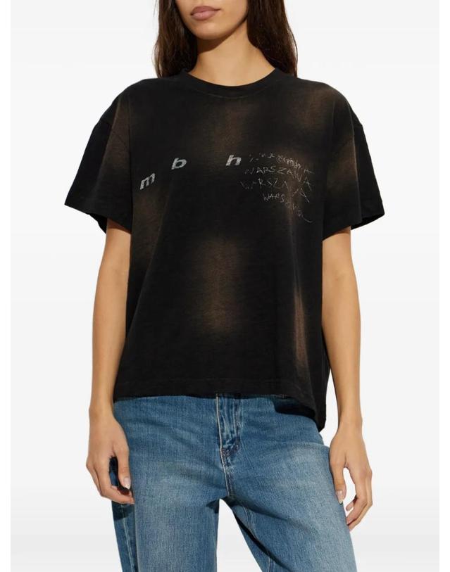 미스비헤이브 [해외직구] 26 FW MISBHV printed washed effect T shirt 261U1330 TP459213092 착용컷