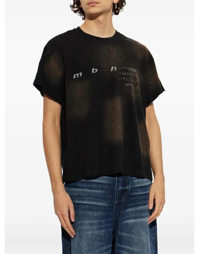 미스비헤이브 [해외직구] 26 FW MISBHV printed washed effect T shirt 261U1330 TP459213092 착용컷