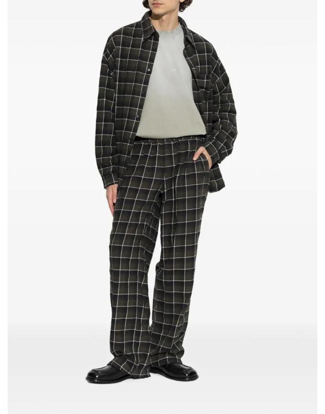 미스비헤이브 [해외직구] 26 FW MISBHV Tartan plaid pattern distressed effect shirt 261U1270 TP459180886 착용컷