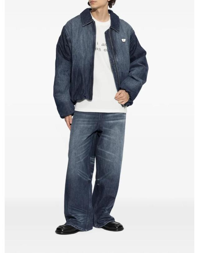 미스비헤이브 [해외직구] 26 FW MISBHV Austin faded wide leg jeans 261U1060 TP459442981 착용컷