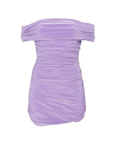[해외직구] 26 FW Norma Kamali 카울 넥 셔링 피크볼 드레스 KK2263PLU50889 TP457163289