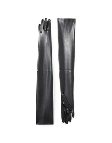 [해외직구] 26 FW Norma Kamali extra long faux leather gloves ST4241LV004001 TP458905701