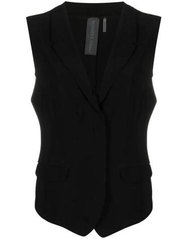 [해외직구] 26 FW Norma Kamali 노치드 라펠 베스트 KK2234PLA82001 TP459471050