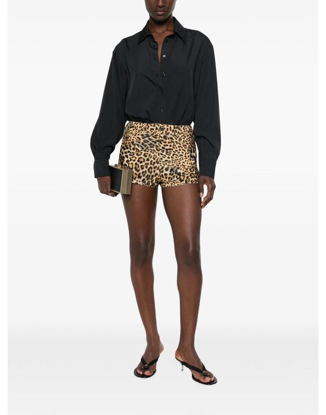 노르마카말리 [해외직구] Norma Kamali high waist jeans shorts 12237190955272 TP724665017 착용컷