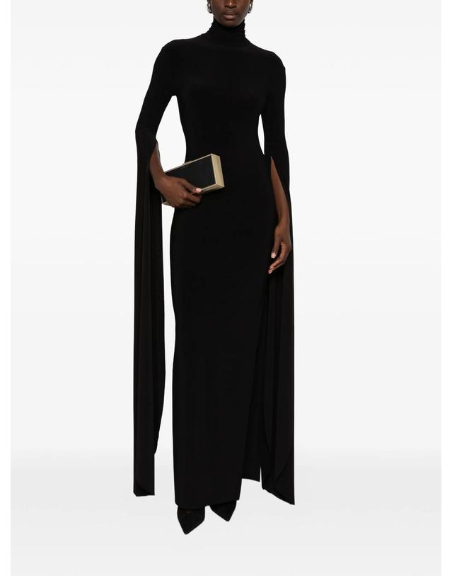 노르마카말리 [해외직구] Norma Kamali open back ribbon sleeve gown 12296552972552 TP725716757 착용컷