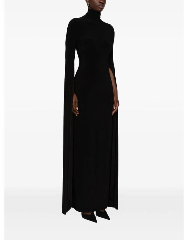 노르마카말리 [해외직구] Norma Kamali open back ribbon sleeve gown 12296552972552 TP725716757 착용컷