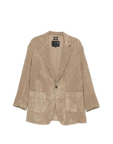 [해외직구] 26 FW R13 싱글 브레스티드 코듀로이 오버사이즈 블레이저 R13WR627R871A TP456658175
