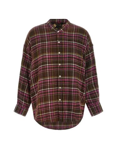 알13 [해외직구] 26 FW R13 타탄 프린트 스카프 디테일 셔츠 R13WR735R931BBROWNPINKPLAID TP459715989