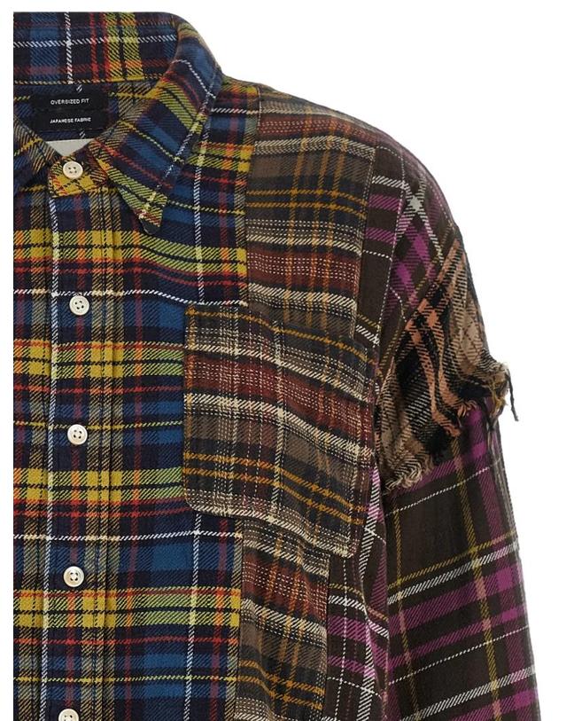 알13 [해외직구] 26 FW R13 spliced checkered shirt R13WR733R940B TP459349286 착용컷