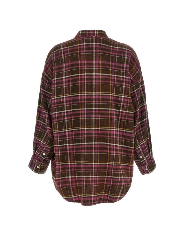 알13 [해외직구] 26 FW R13 타탄 프린트 스카프 디테일 셔츠 R13WR735R931BBROWNPINKPLAID TP459715989 착용컷