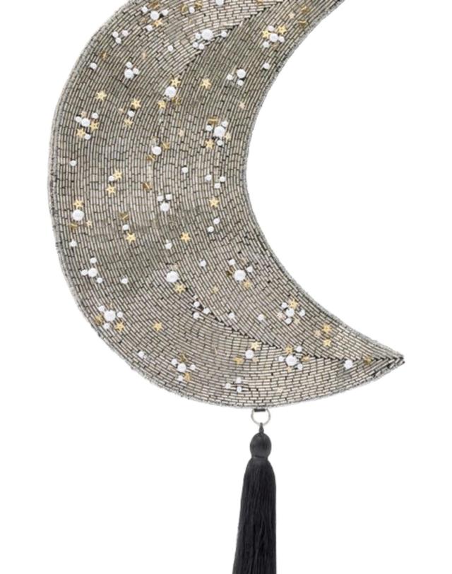 사이먼 밀러 [해외직구] 사이먼 밀러 beaded crescent wristlet bag 12317328441608 TP725755385 착용컷