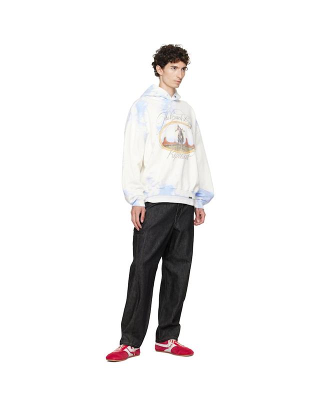 리프레젠트 [해외직구] 26 FW 리프리젠트 블루 화이트 더 비치 보이즈 후드티 262655M202009 착용컷