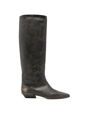 [해외직구] 26 FW 파리텍사스 베티나 디스트레스드 이펙트 레더 부츠 PX1363XVTAV TP458940051