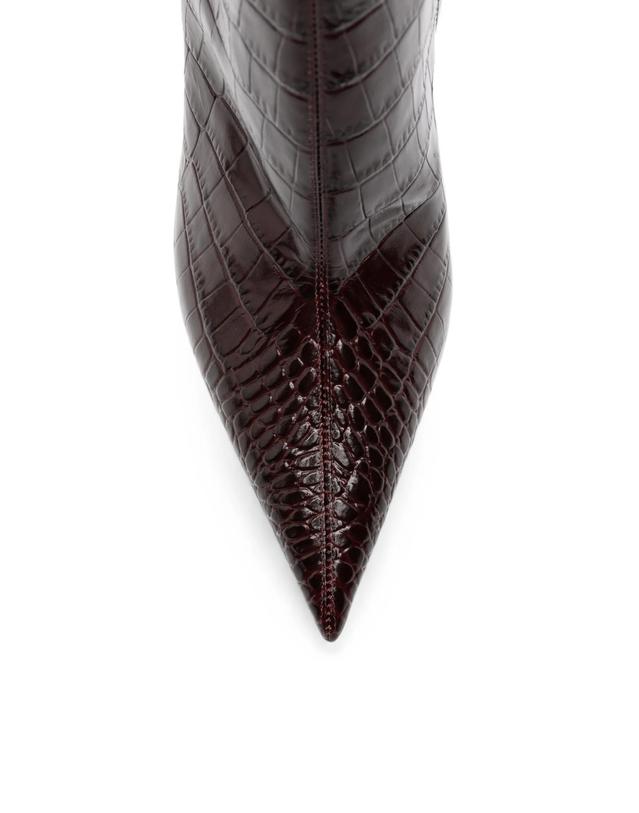 파리텍사스 [해외직구] 파리텍사스 croc effect Vera ankle boots 12188735766792 TP725368375 착용컷