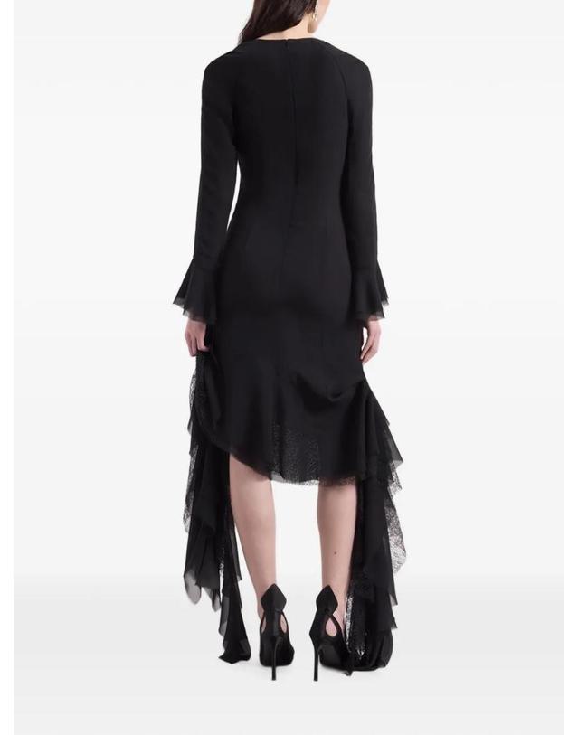 니나리치 [해외직구] 26 FW 니나리치 비대칭 헴 미디 드레스 26ACRO018SE1417 TP457450798 착용컷