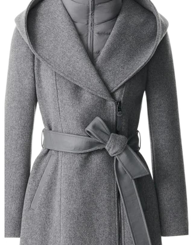 맥케이지 [해외직구] 26 FW Mackage Shia SLB 2 in 1 hooded belted coat SHIASLBZ TP459320429 착용컷