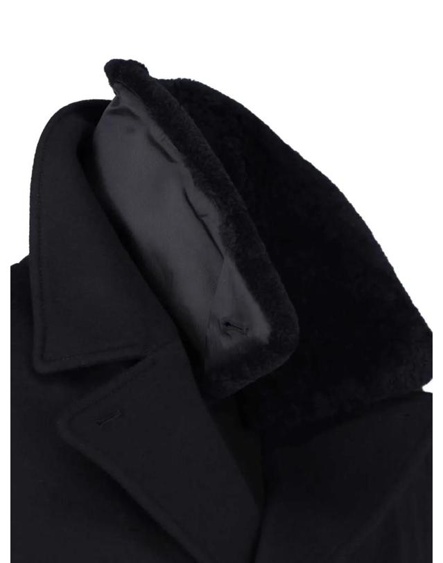 맥케이지 [해외직구] 26 FW Mackage 시어링 칼라 더블 브레스티드 코트 COLEZ TP459402861 착용컷