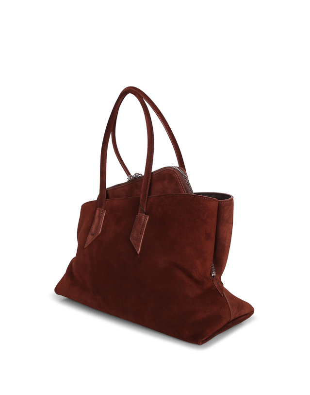아티코 [해외직구] 26SS 디아티코 Suede 레더, 미디움 핸드les, 오픈 디자인, 핸드 stitched 디테일 250WAH0005LBT007AA850 TP573996437 착용컷