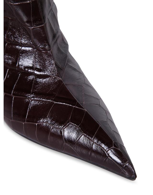 아티코 [해외직구] 26FW 디아티코 Crocodile 프린트 레더 부츠 Thin 힐 포인티드 쉐이프 261WSH0087LBT155PR204 TP582337114 착용컷