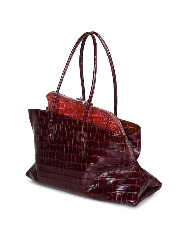 아티코 [해외직구] 26FW 디아티코 Structured 디자인 Crocodile 패턴 더블 롱 핸들 260WAH0005LBT155PR823 TP582337054 착용컷
