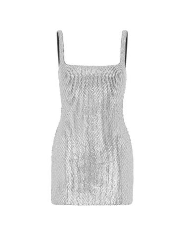 [해외직구] 26 FW 16 알링턴 시올 시퀸 장식 미니 드레스 DMN560AW2602DIAMONDSEQUINSILVER TP459132427