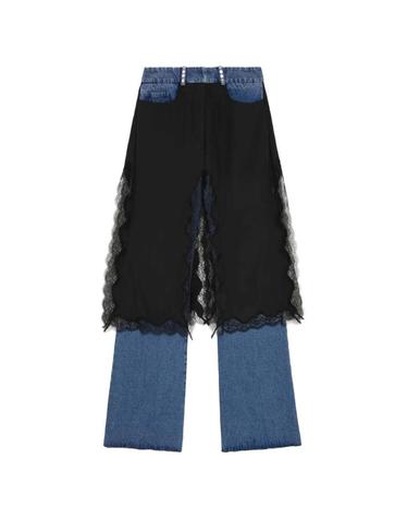 [해외직구] 26 FW 16 알링턴 기아 레이스 트리밍 레이어드 진 TR126SS2601 TP457139293
