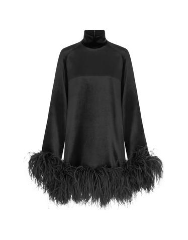 [해외직구] 26 FW 16 알링턴 루아르 페더 트리밍 미니 드레스 DMN755AW2601VELVETBLACK TP459171114