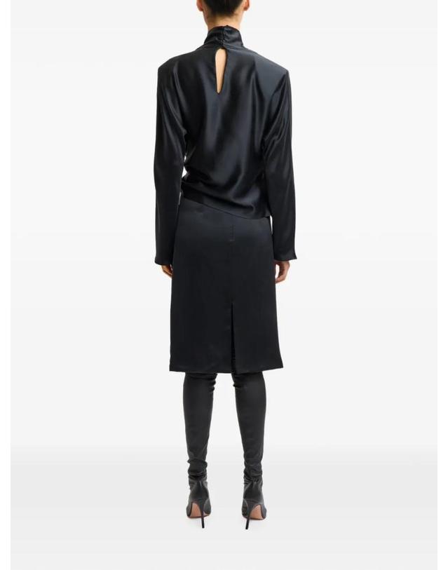 16 알링턴 [해외직구] 26 FW 16 알링턴 포르투나 자수 미디 스커트 SMD217AW2601SILKEMBROIDERYBLACK TP459307191 착용컷