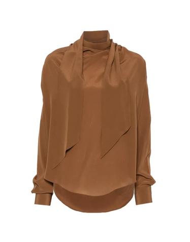 [해외직구] 26 FW 페타르 페트로브 푸시 보우 실크 블라우스 PPFW26SR01174 TP458391769