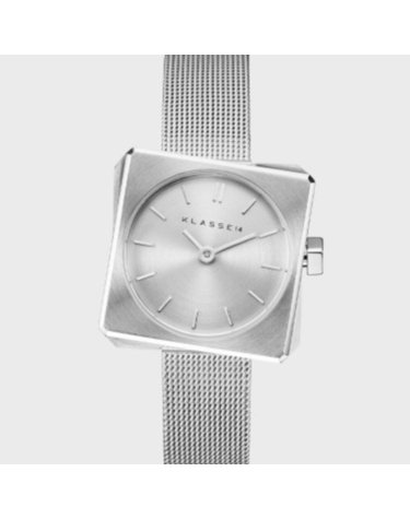 클라쎄14 스핀 실버 여성 메쉬 손목시계 25.5mm