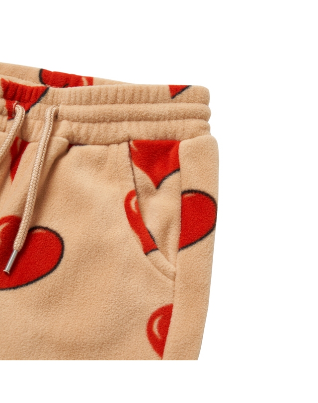 미니로디니 미니로디니 2271014113 (Hearts fleece trousers) 하트 플리스 아동 긴바지 착용컷