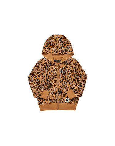 미니로디니 1000014113 (Basic leopard zip hoodie) 레오파드 아동 후드집업